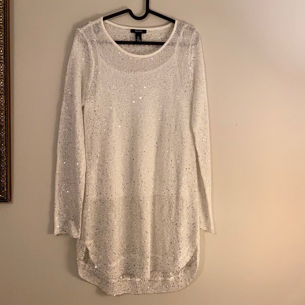 Sequin Knit Alfani Dress